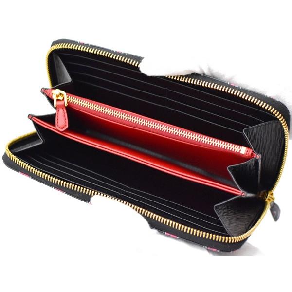 PRADA（プラダ） プラダ財布 ラウンドファスナー長財布 レディ−ス