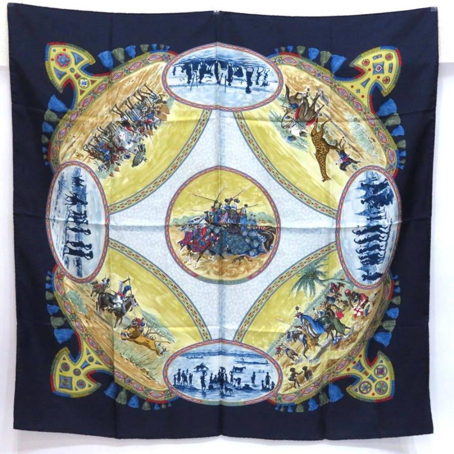 楽天市場】HERMES エルメス カレ90 CAVALIERS PEULS(プール族の騎手