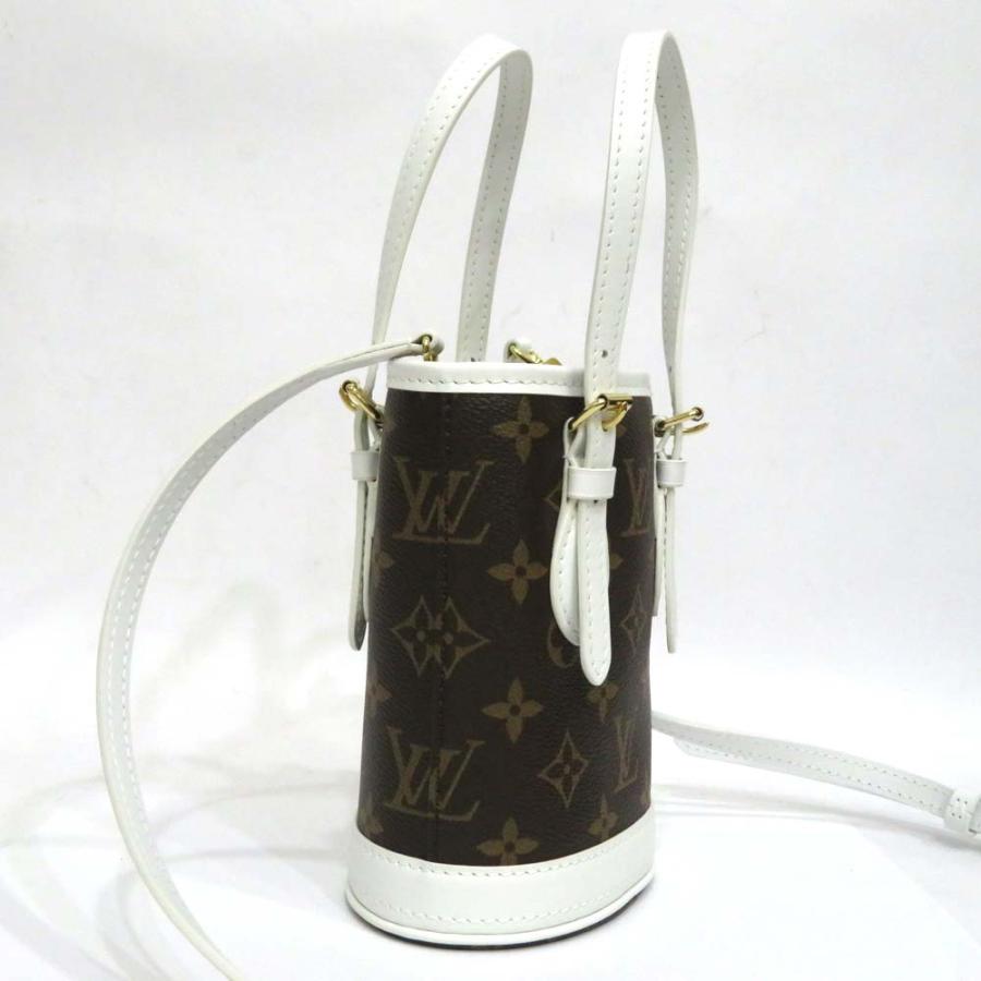 中古 美品 ルイヴィトン ナノバケット 2WAYバッグ Aランク M81489 