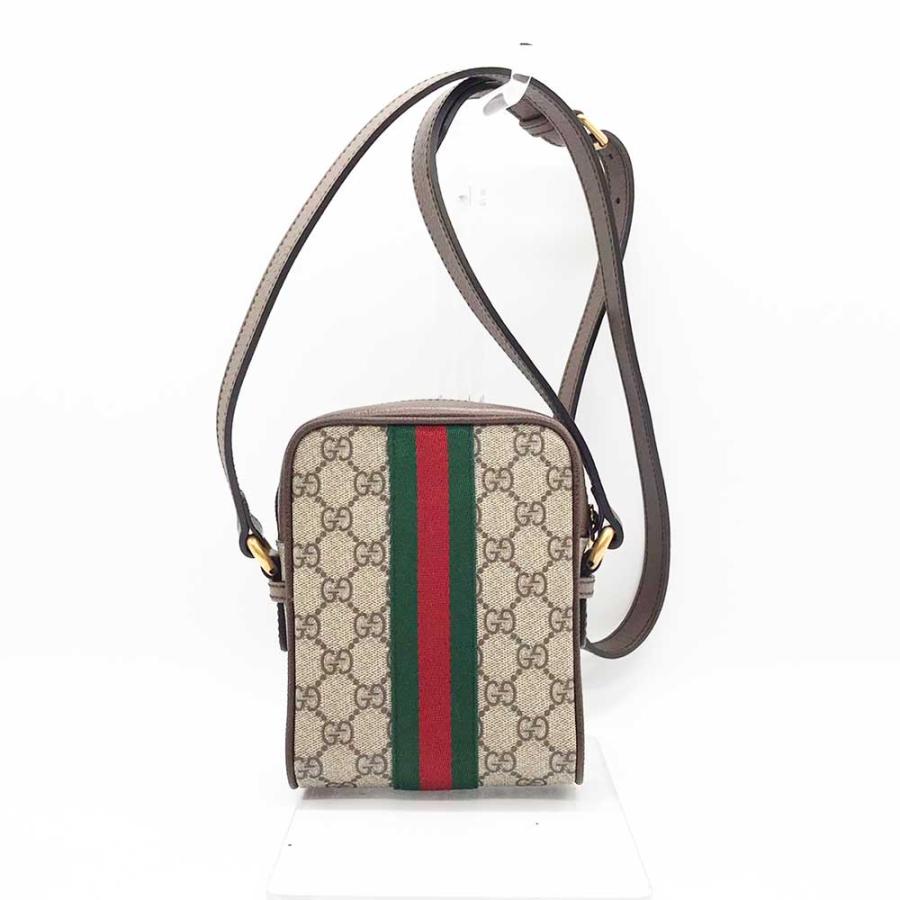 グッチ ショルダーバッグ オフィディアGG PVC レザー 598127 ブラウン ベージュ系 Aランク GUCCI 中古 六甲道店｜brandritz｜02