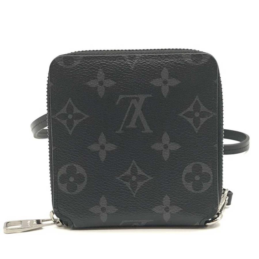 ルイヴィトン ジッピーコンパクト ウォレット モノグラム エクリプス ブラック 二つ折り LOUIS VUITTON M80426 財布 Sランク 中古 六甲道店｜brandritz｜02