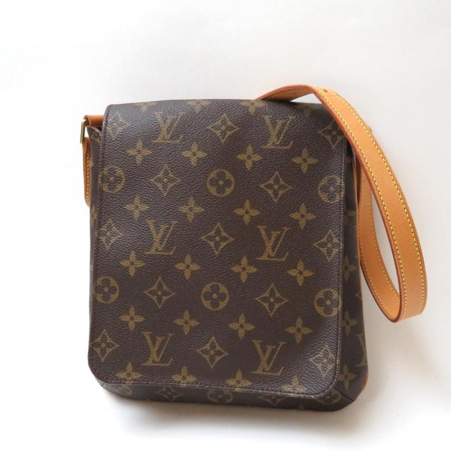 ルイヴィトン 廃盤 バッグ ミュゼットサルサ A-ランク モノグラム ショルダーバッグ M51258 茶 ブラウン LOUISVUITTON  中古　あすつく　送料無料　三田店｜brandritz