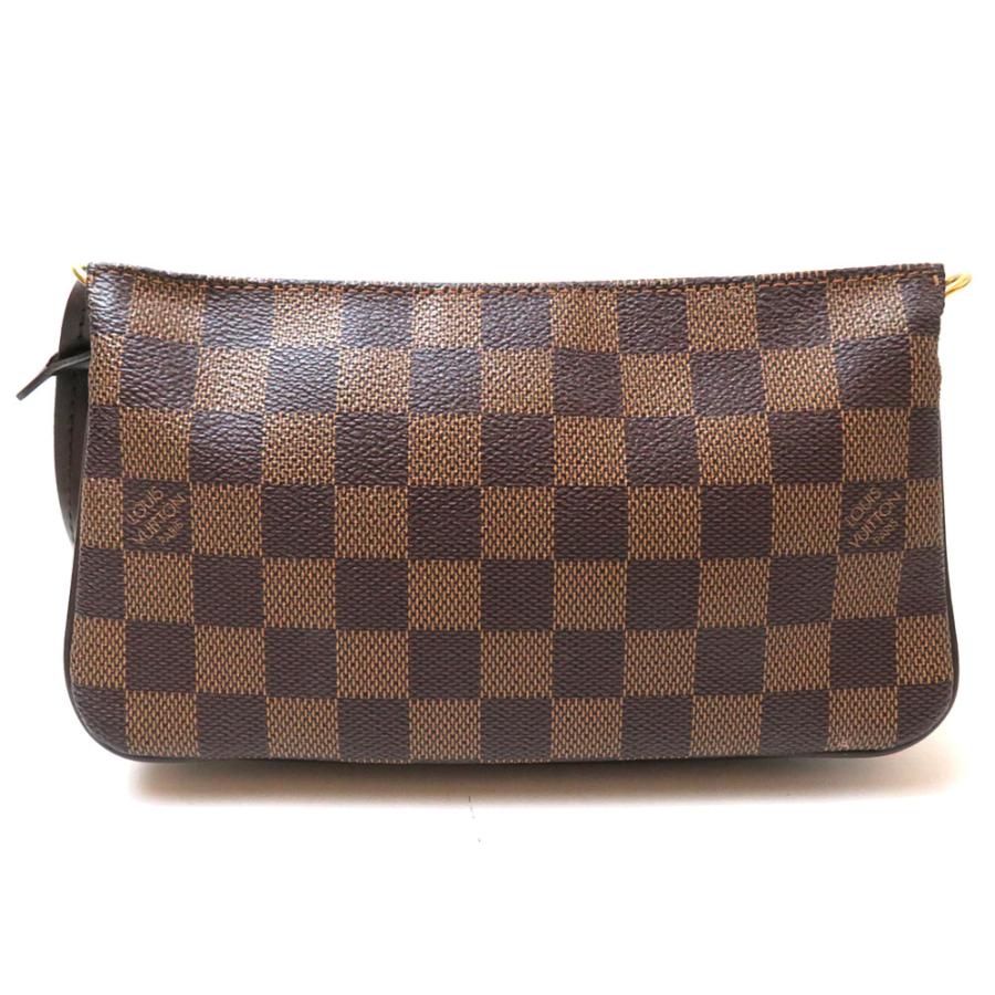 中古 ルイヴィトン アクセソワール ダミエ ショルダーポーチ N41206 ABランク ブラウン 化粧ポーチ レディース LOUIS VUITTON あすつく【送料無料】【三田店】｜brandritz｜02