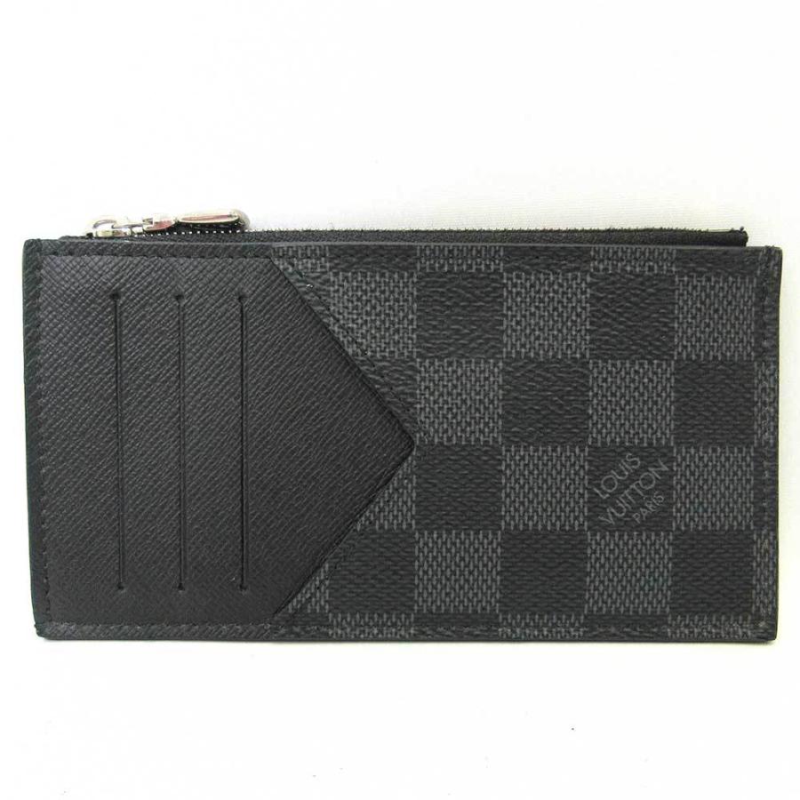 専門ショップ コインカードホルダー ルイヴィトン ブラック グレー 宝塚店 中古 あすつく Louisvuitton N ダミエグラフィット メンズ 小銭入れ コインケース 黒系 小銭入れ コインケース Floridapace Gov