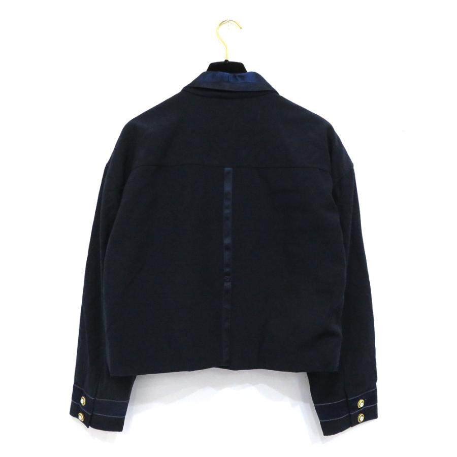 CHANEL シャネル テーラードジャケット ネイビーゴールドボタン CHANEL シャネル テーラードジャケット ネイビーゴールドボタン