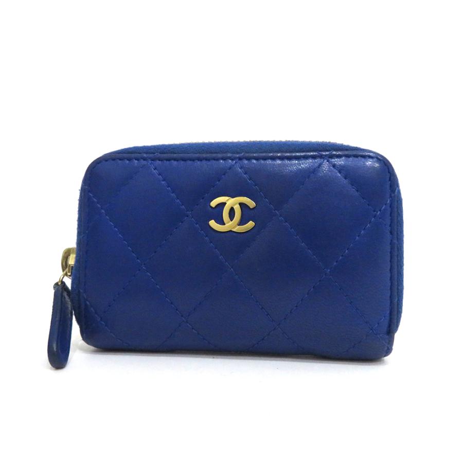 マトラッセ 中古 シャネル コインケース 財布 ココマーク 17番台  