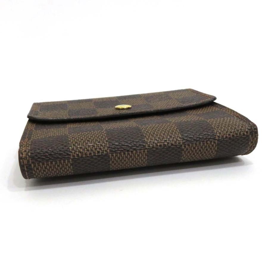 中古 ルイヴィトン ダミエ ポルトフォイユ・エリーズ ABランク W