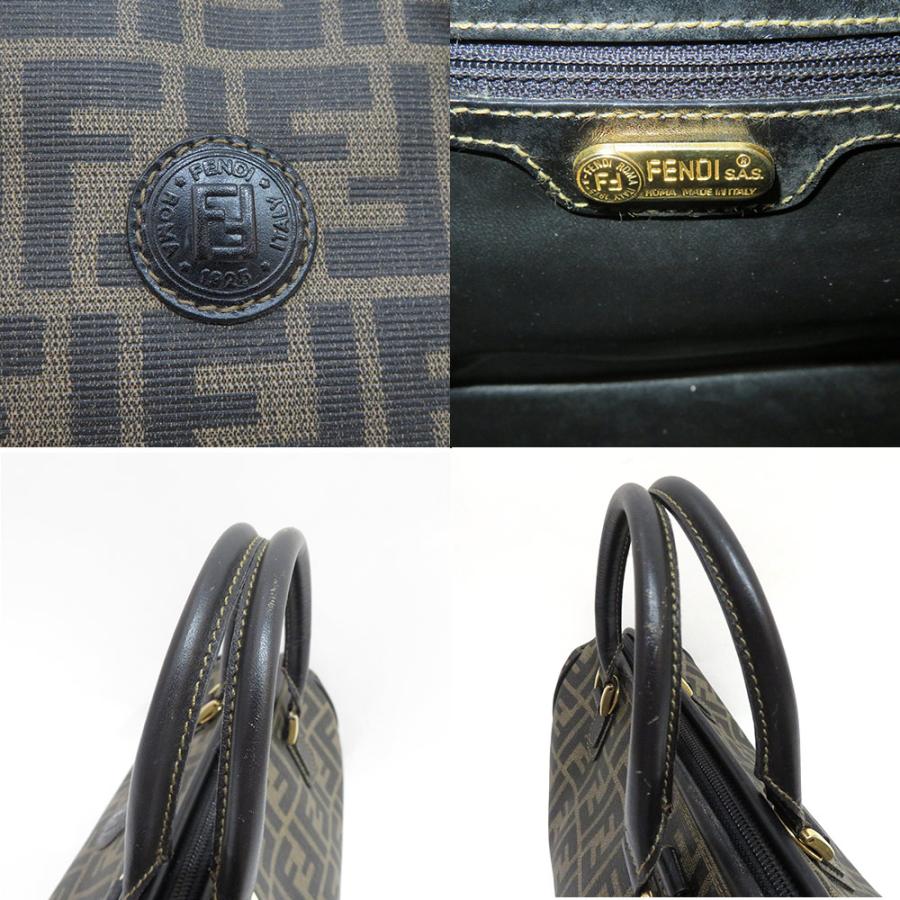 中古 フェンディ ミニボストンバッグ ズッカ柄 ハンド ビンテージ FF柄 Bランク ブラウン PVC FENDI レディース【送料無料】【名谷店】 中古 フェンディ ミニボストンバッグ ズッカ柄 ハンド ビンテージ FF柄 Bランク ブラウン PVC FENDI レディース【送料無料】【名谷店】