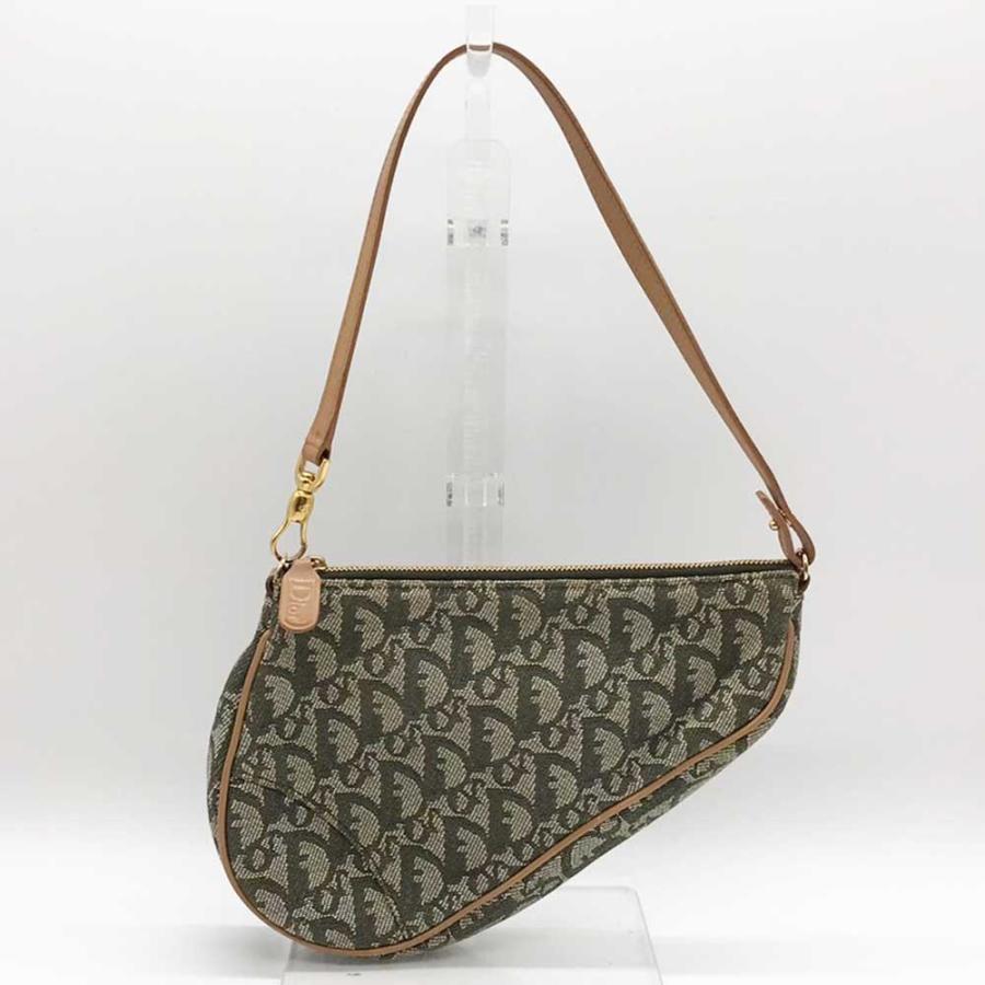 Christian Dior ディオール ショルダーバッグ トロッターサドルバッグ 