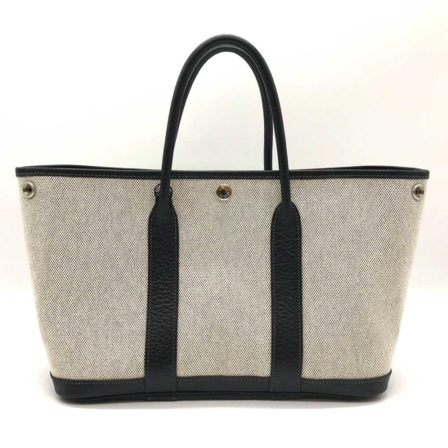 HERMES エルメス バッグ キャンバス ガーデンパーティTPM Aランク