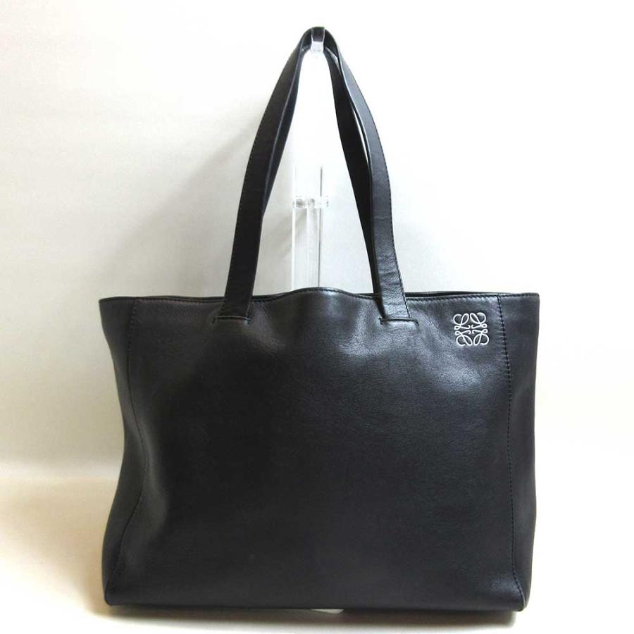 ロエベ イーストウエストショッパー トートバッグ 黒