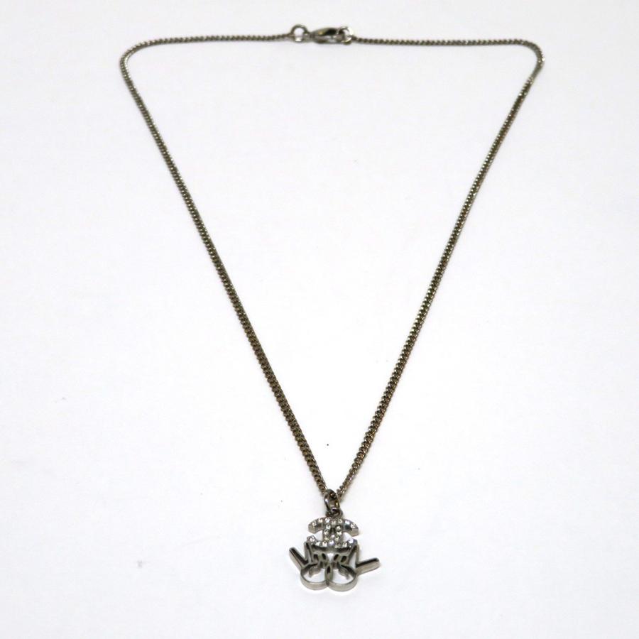 CHANEL 中古 シャネル 小物 ネックレス ダブルピース ABランク  