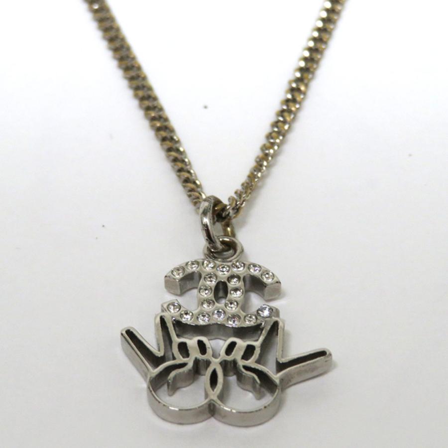 CHANEL 中古 シャネル 小物 ネックレス ダブルピース ABランク  