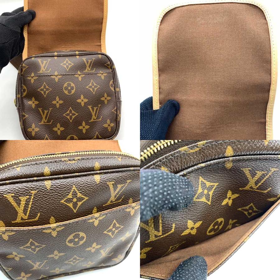 ルイヴィトン バッグ バムバッグ ボスフォール ブラウン 茶 ウエストポーチ Aランク モノグラム PVC×レザー M40108 LOUISVUITTON あすつく 中古 宝塚店｜brandritzauc｜04