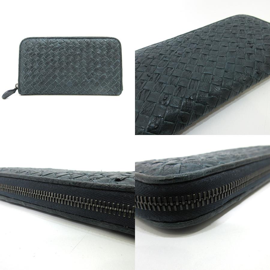 ボッテガヴェネタ 財布 長財布 ラウンドファスナー ネイビー 紺 ボッテガヴェネタ 財布 長財布 ラウンドファスナー ネイビー 紺