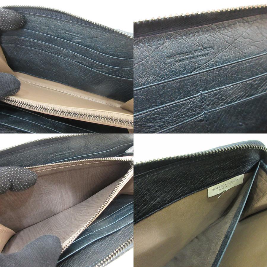 ボッテガヴェネタ 財布 長財布 ラウンドファスナー ネイビー 紺 ボッテガヴェネタ 財布 長財布 ラウンドファスナー ネイビー 紺