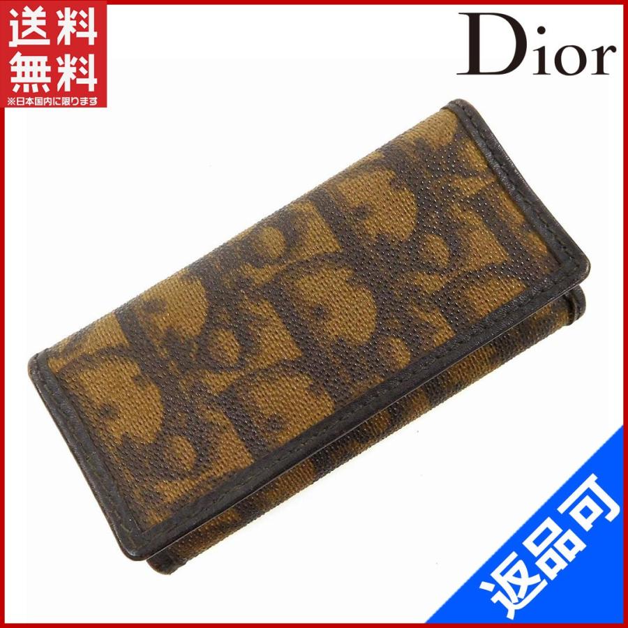 クリスチャン・ディオール Christian Dior キーケース 4連キーケース トロッター 中古 X10340 :X10340:ブランド