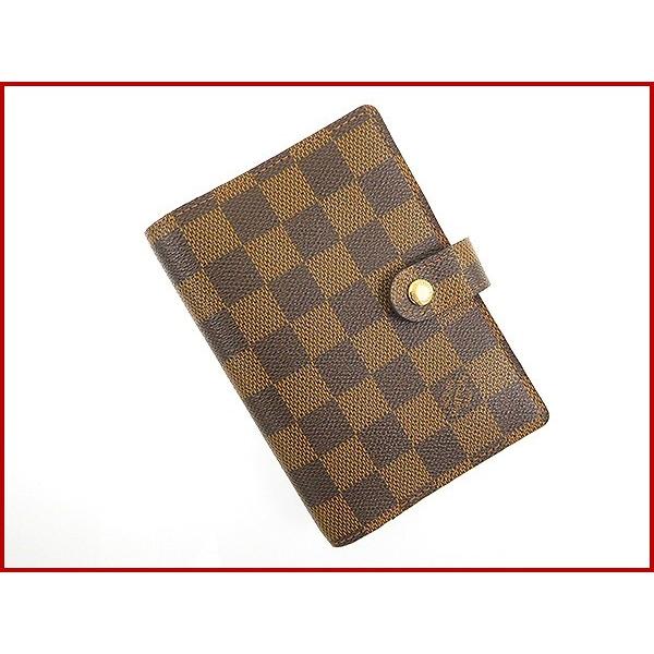 ルイヴィトン LOUIS VUITTON 手帳カバー メンズ可 アジェンダPM R20700 ダミエ (参考定価34,650円) 人気 即納 [中古] X10969｜brands｜02