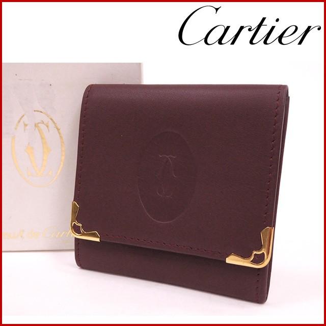 カルティエ 財布 マストライン Cartier コインケース 中古 X13604｜brands