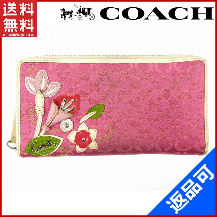 コーチ Coach 財布 長財布 ラウンドファスナー財布 オプアート 中古 X13839 X13839 ブランドセレクトショップbrands 通販 Yahoo ショッピング
