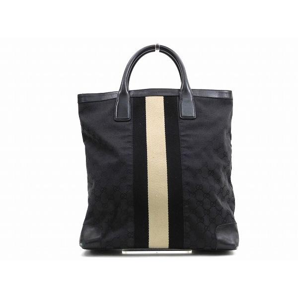 グッチ バッグ レディース (メンズ可) GUCCI トートバッグ GGキャンバス 中古 X13967｜brands｜02