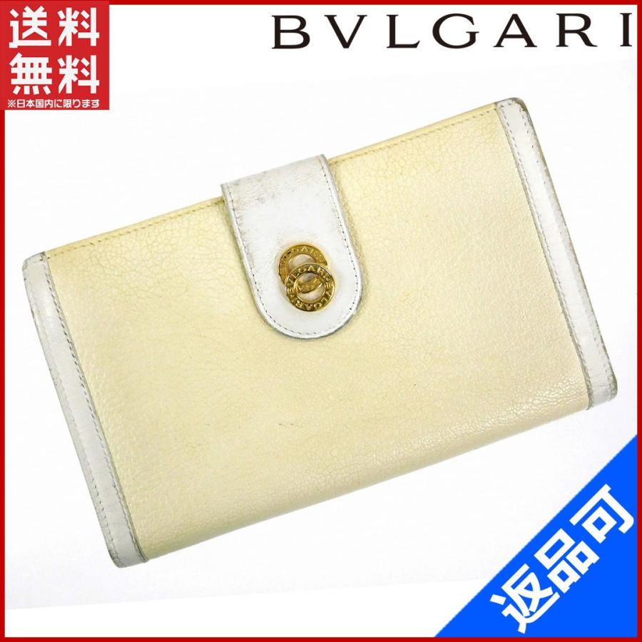 [閉店セール]ブルガリ 財布 BVLGARI 二つ折り財布 中古 X14419｜brands