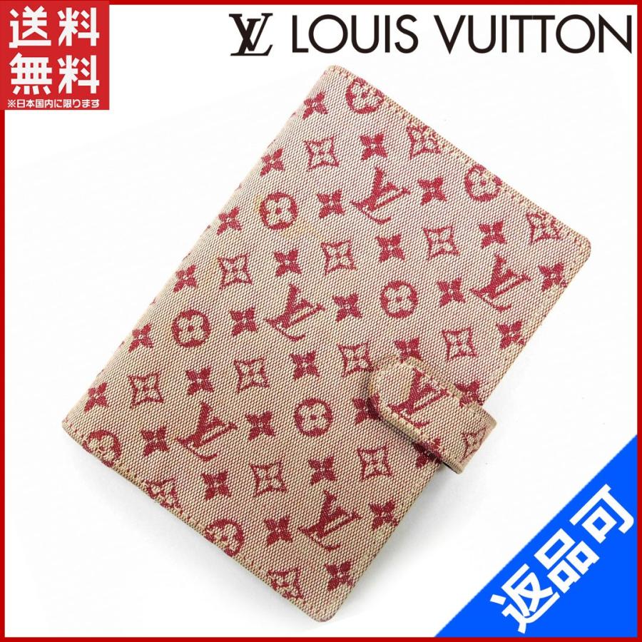 ルイヴィトン LOUIS VUITTON 手帳カバー カード入れ×3 R20912 アジェンダPM モノグラムミニ 中古 X15030