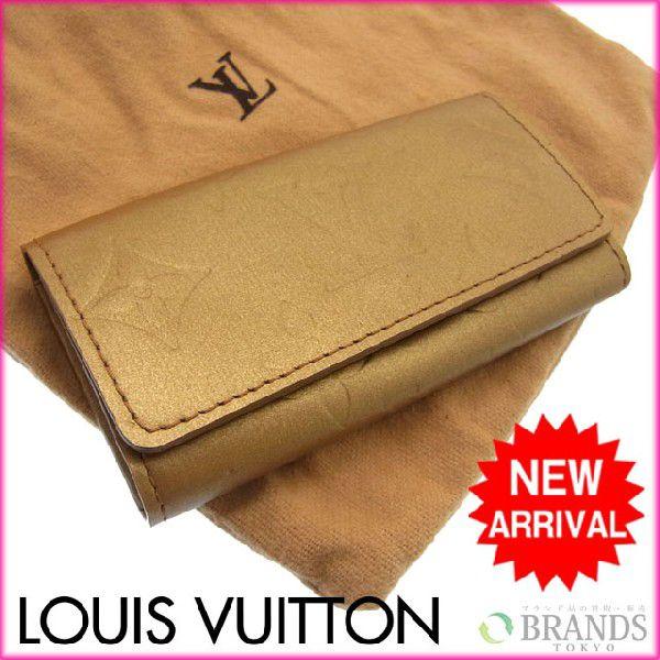 LOUIS VUITTON ルイヴィトン キーケース 4連 ミュルティクレ4 M65167 モノグラムマット 中古 X2009｜brands