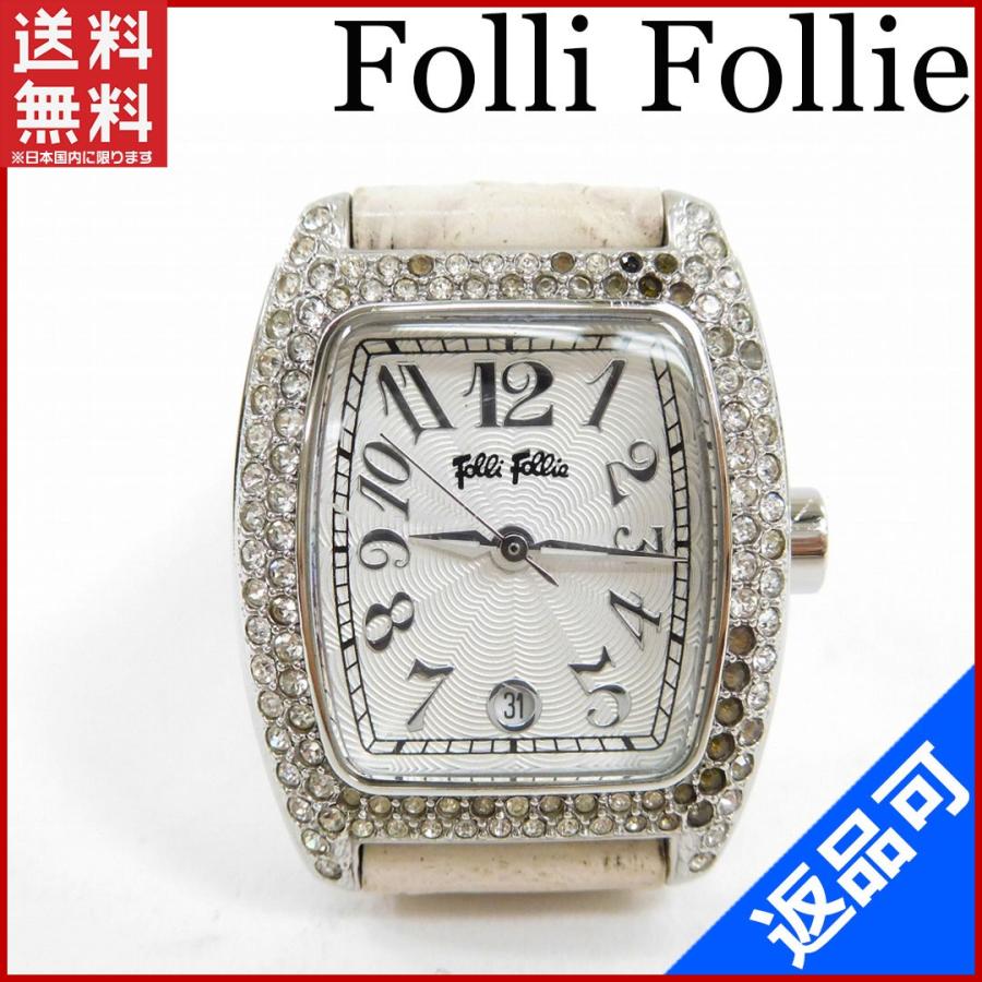 [閉店セール]フォリフォリ Folli Follie 腕時計 ロゴ 中古 X3132｜brands