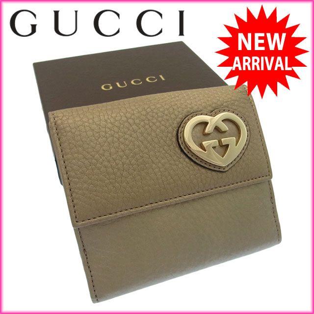 ファッション通販 二つ折り グッチ 財布 X5339 新品 Wホック財布 ハートダブルg 二つ折り財布 Gucci ハートインターロッキングg 財布 グッチ 財布 Postetelecom Gouv Cg