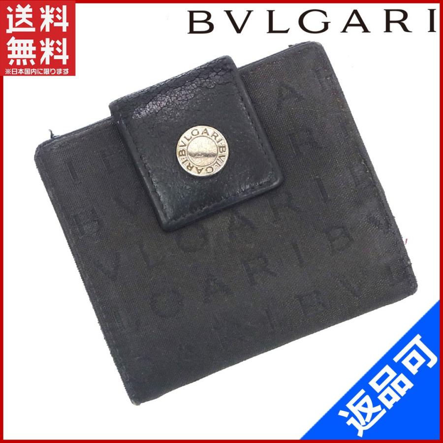 ブルガリ BVLGARI 財布 二つ折り財布 ロゴマニア 中古 X9942 :X9942:ブランドセレクトショップBRANDS - 通販