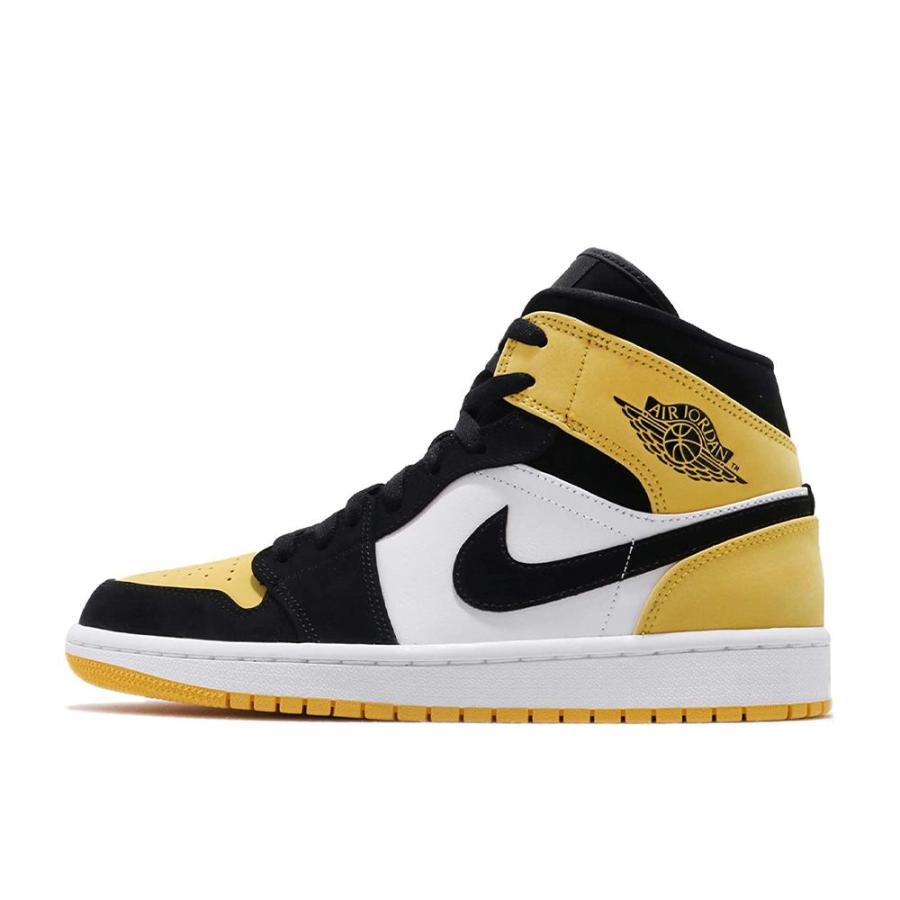 jordan 1 mid black yellow