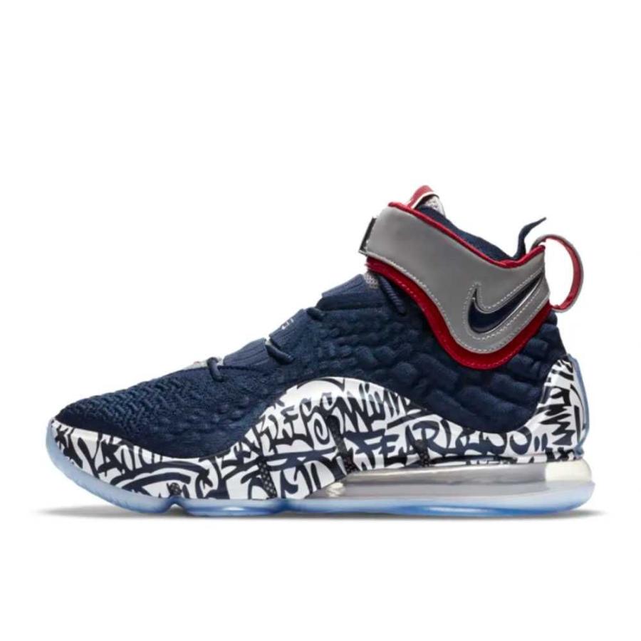 NIKE LEBRON 17 GRAFFITI COLD BLUE 26 