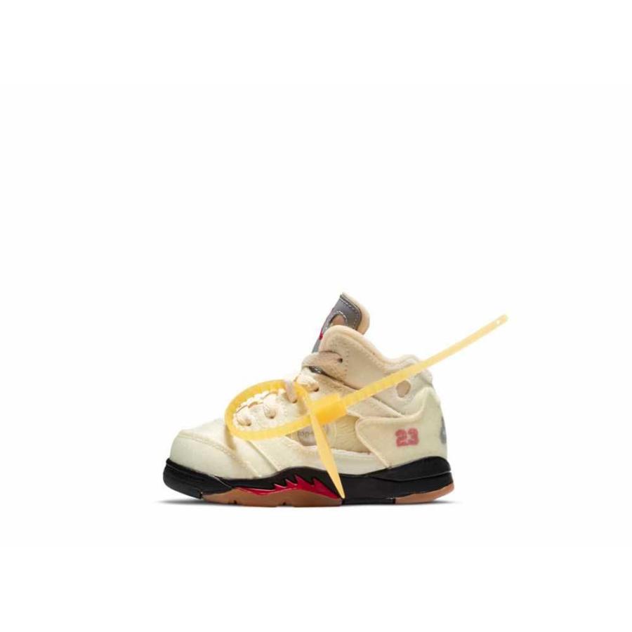 最安 Off White Nike Air Jordan5 Td Sail オフホワイト ナイキ エアジョーダン5 Td セイル 8cm 日本産 Apl Ptjib Co Id