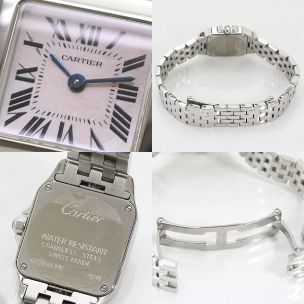 Cartier サントスドゥモアゼル　ピンクシェル　ステンレススチール 時計 Cartier（カルティエ） サントスドゥモアゼル SS ピンクシェル