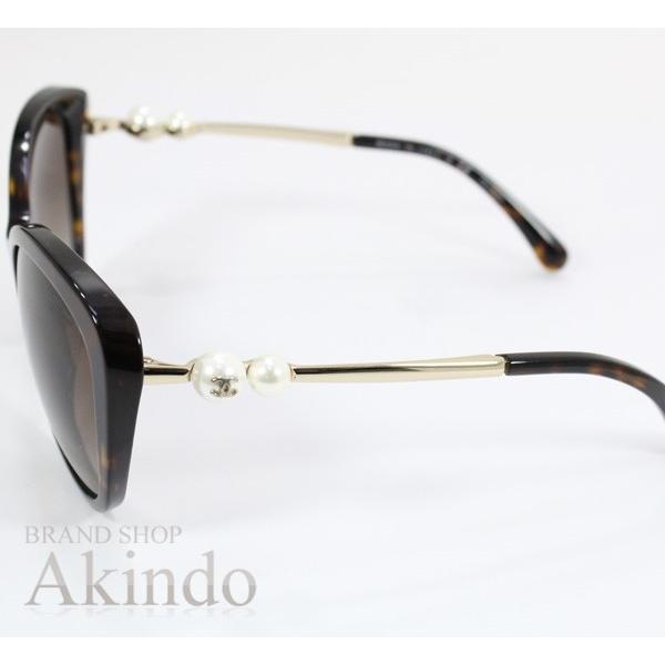 CHANEL シャネル サングラス パール付き ブラウン CH5338H CHANEL シャネル サングラス パール付き ブラウン CH5338H