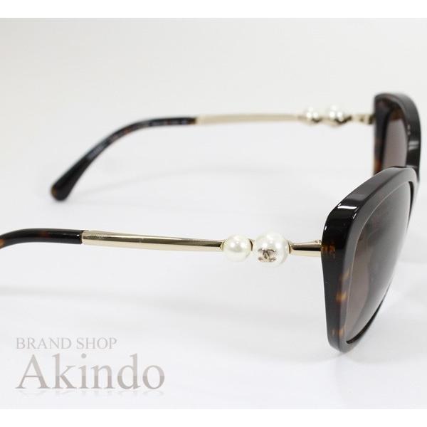 CHANEL シャネル サングラス パール付き ブラウン CH5338H CHANEL シャネル サングラス パール付き ブラウン CH5338H
