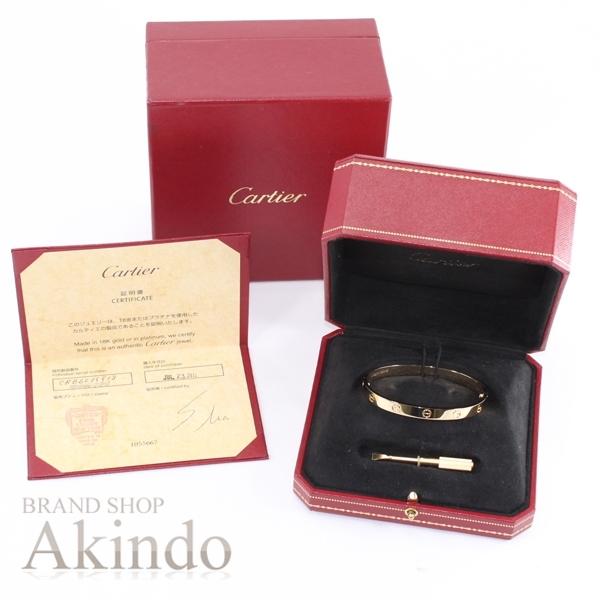 LOVE（Cartier） 【ほぼ未使用】カルティエ ラブブレス 新型