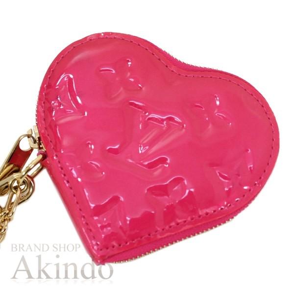 ルイヴィトン コインケース ヴェルニ ハート型 ポルトモネクール
