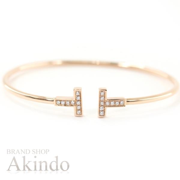 海外ブランド ティファニー Tワイヤー エレガント Tk1791 Au750 Tiffany Co アクセサリー ジュエリー レディース ピンクゴールド ダイヤモンド K18pg ブレスレット Tワイヤー ティファニー ダイヤモンド K18pg ブレスレット レディースアクセサリー