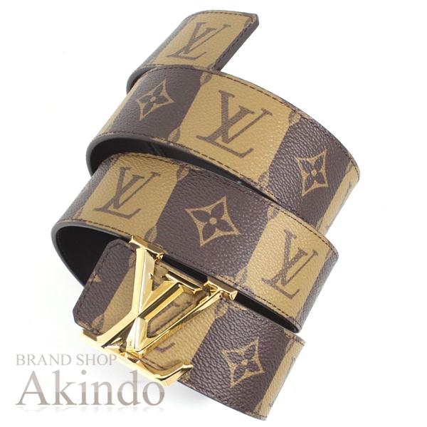 【新品・未使用】ルイヴィトン NIGO サンチュール LV ピラミッド ストライプ ベルト 90〜100cm モノグラム限定メンズ M0470の画像