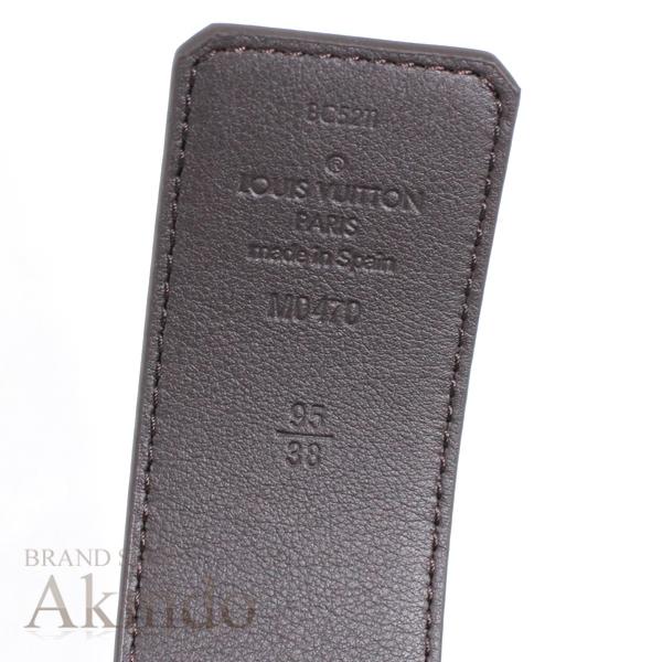 【新品・未使用】ルイヴィトン NIGO サンチュール LV ピラミッド ストライプ ベルト 90〜100cm モノグラム限定メンズ M0470の画像