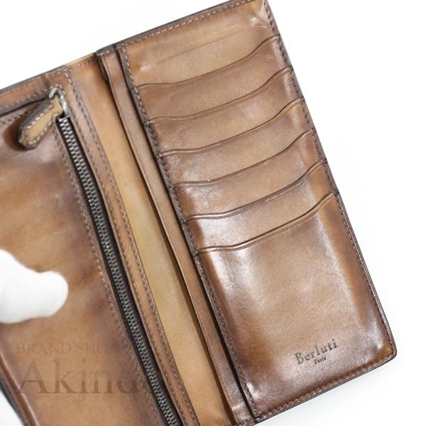 Berluti（ベルルッティ） 二つ折り長財布 サンタル スクリットレザー