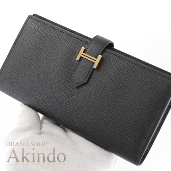 HERMES エルメス 長財布 ベアンスフレ マチ有り 二つ折り HERMES エルメス 長財布 ベアンスフレ マチ有り 二つ折り