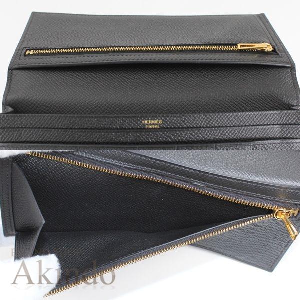 HERMES エルメス 長財布 ベアンスフレ マチ有り 二つ折り HERMES エルメス 長財布 ベアンスフレ マチ有り 二つ折り