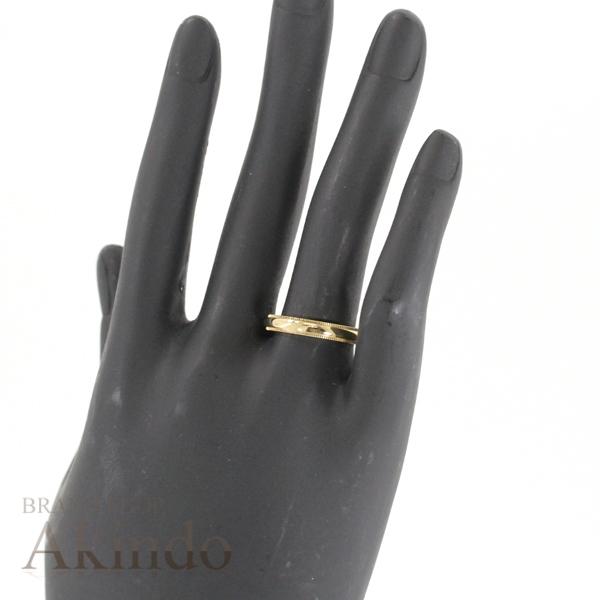 TIFFANY&Co.（ティファニー） リング ミルグレイン 指輪 イエロー