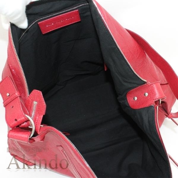 BALENCIAGA（バレンシアガ） ショルダーバッグ クーリエ レザー 赤