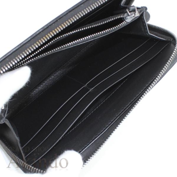 BOTTEGA VENETA（ボッテガ・ヴェネタ） ラウンドファスナー長財布 黒