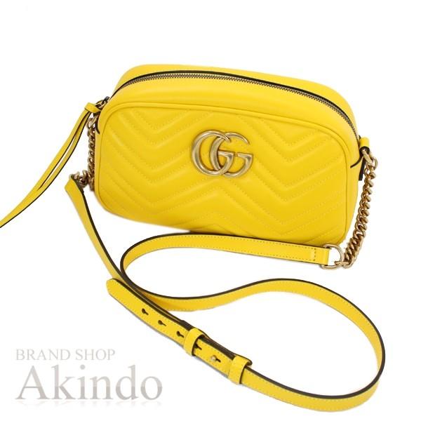 GUCCI グッチ ショルダーバッグ GGマーモント キルティング スモール 