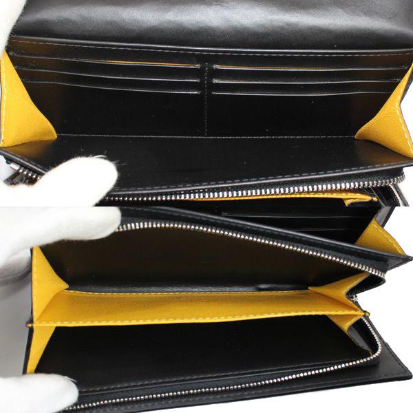 GOYARD（ゴヤール） 長財布 黒 PVC ヴァレンヌ 二つ折り長財布